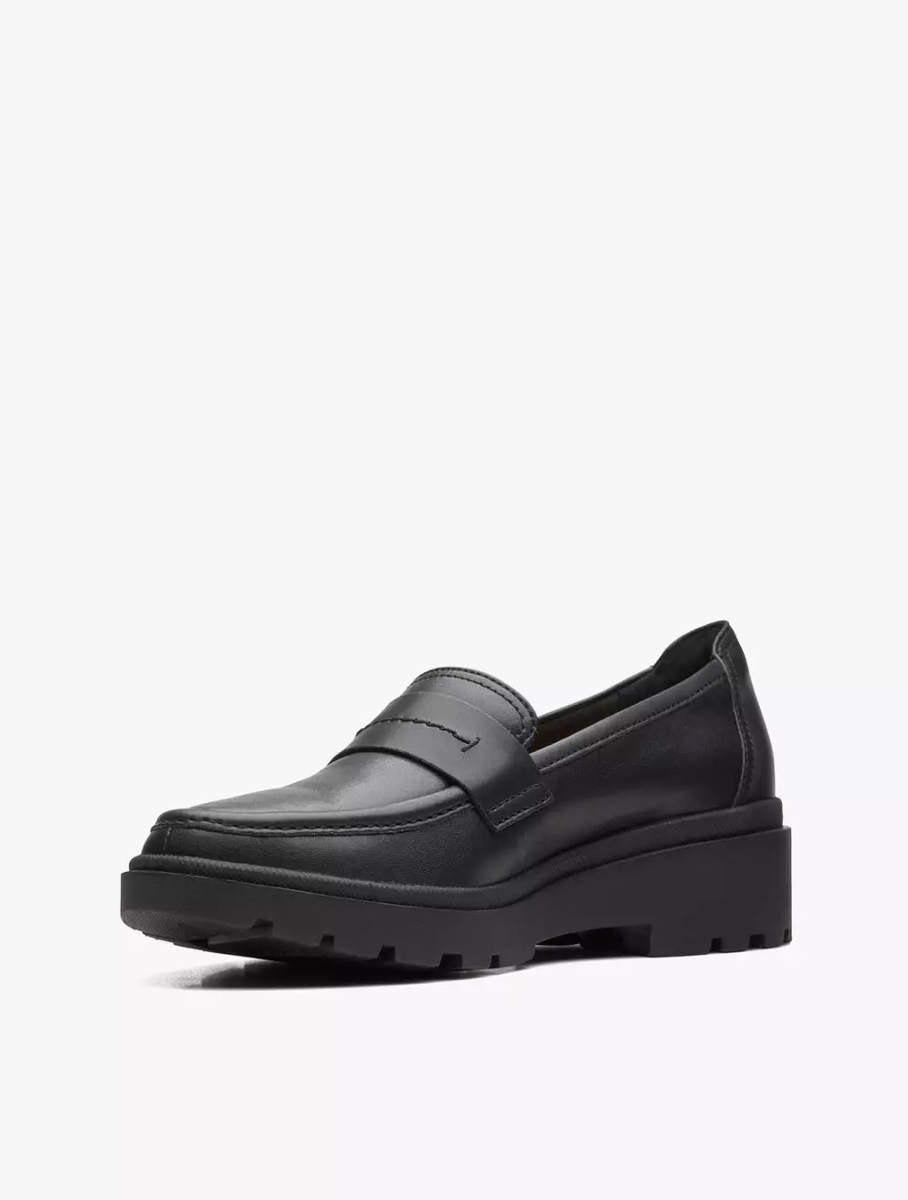 Jual CLARKS Clarks Women's Flats Calla Ease- Black Leather - Black ...