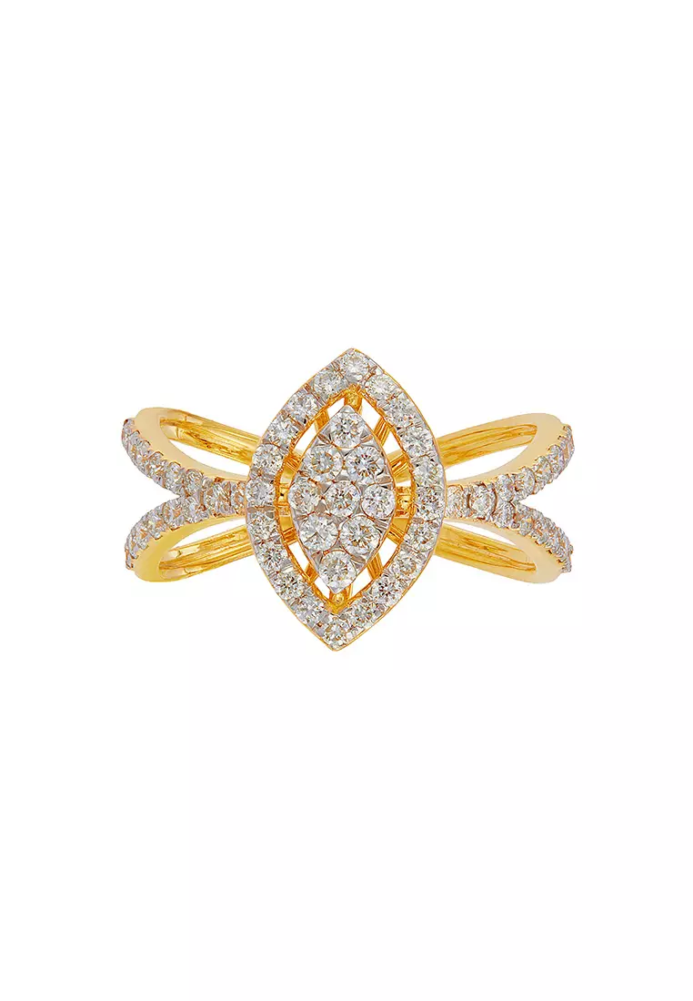HABIB Diamond Ring in 375/9K Yellow Gold 274171025(YG)