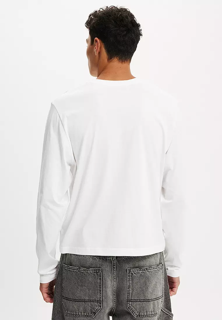 Cropped Fit Long Sleeve T-Shirt