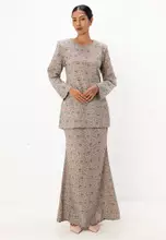 Grey/Flowers