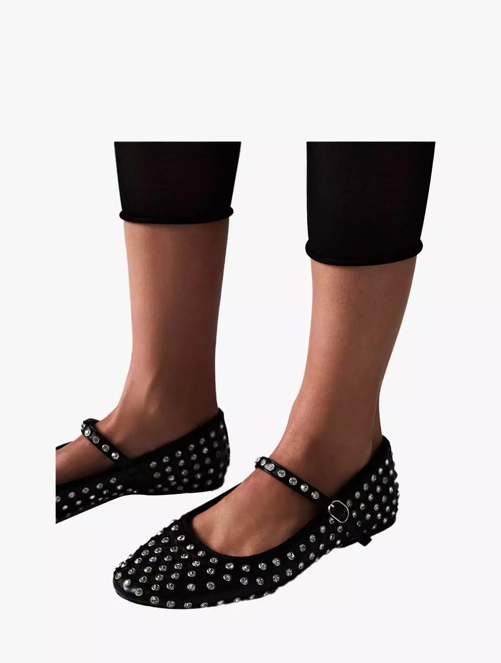 Steve Madden VINETTA-R Women's Flats- Rhinesto