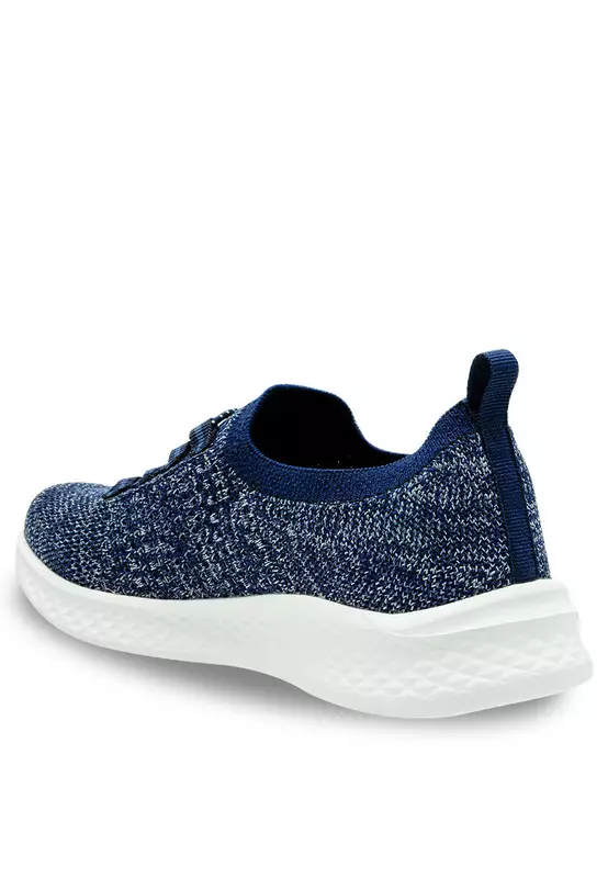 Solid Tone Textured Sport & Street Sneakers