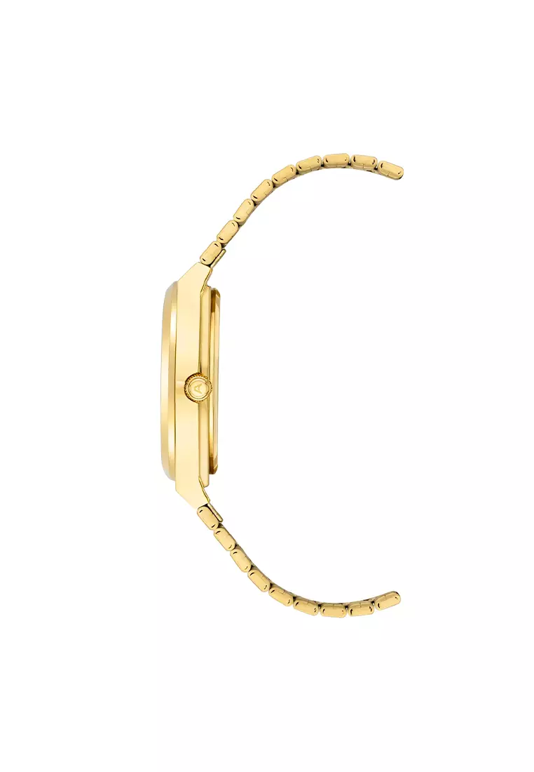 Gold Stainless steel Bracelet Analog Watch AR-75/5978CHGP