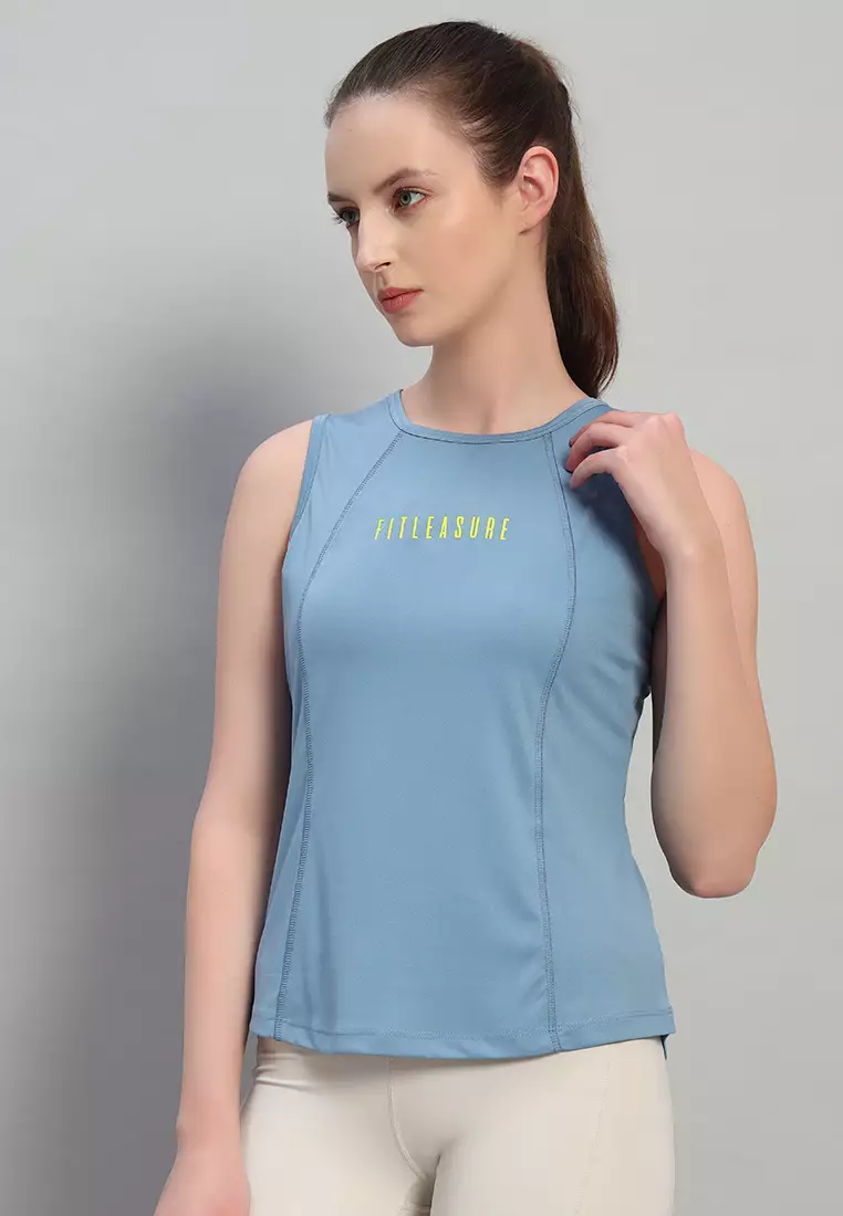 女士表演訓練紫色背心