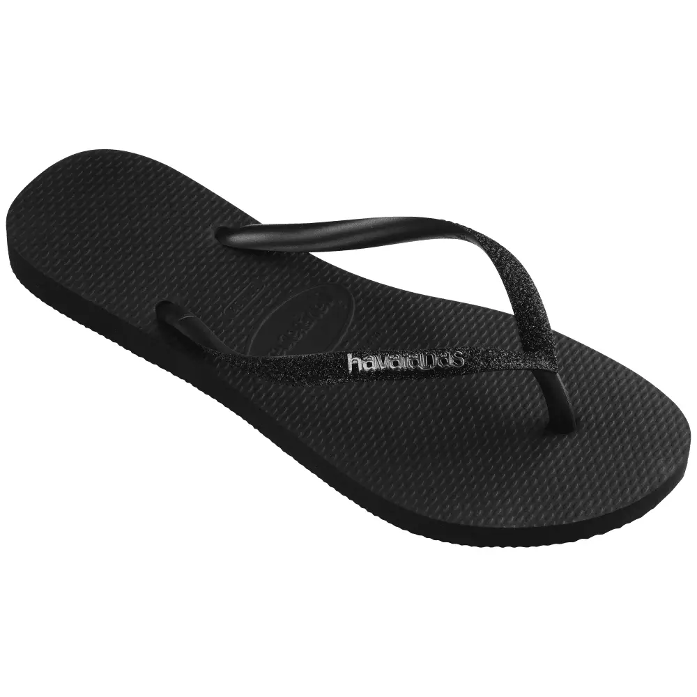 Havaianas 1069 Slim Glitter Ii - Black - Sandal Wanita