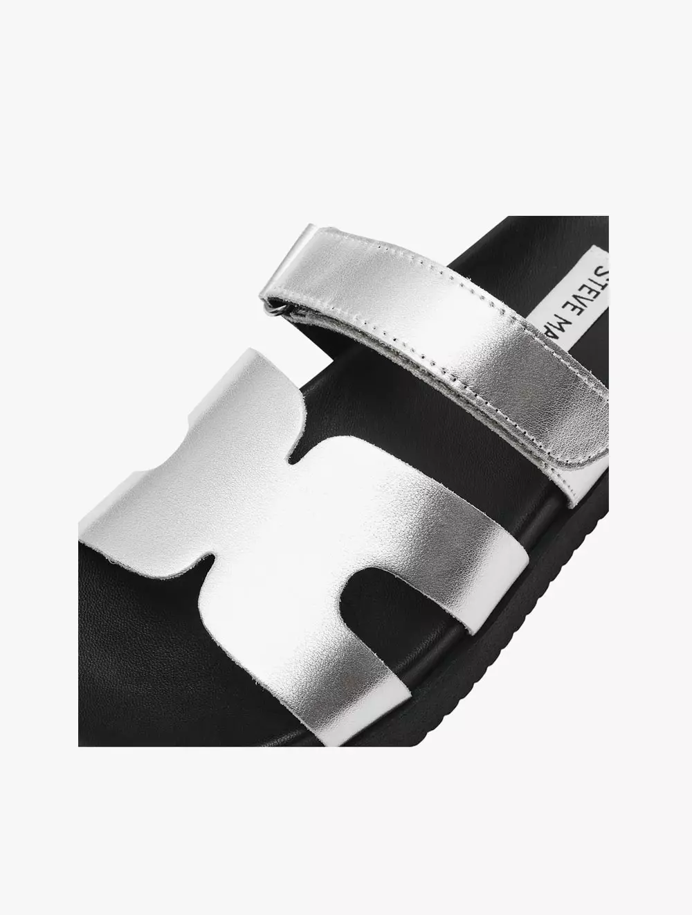 Steve Madden MISSILE Women's Flat Sandals - Silver