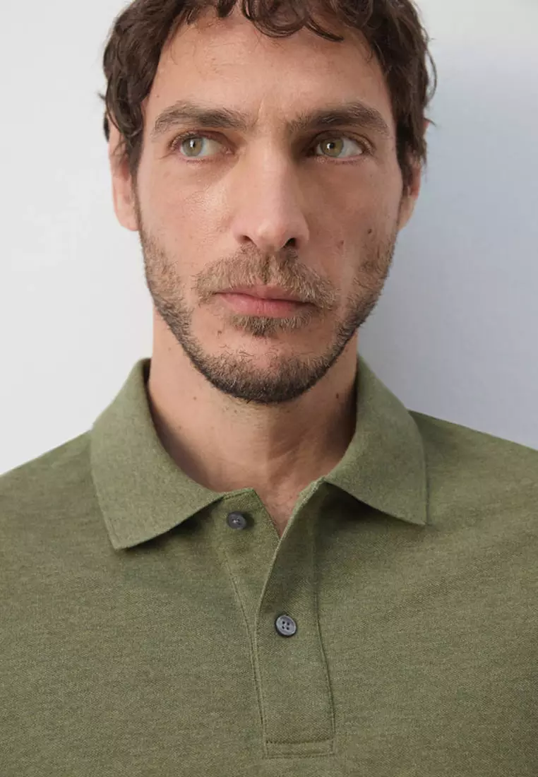 Regular-Fit Piqué Polo Shirt
