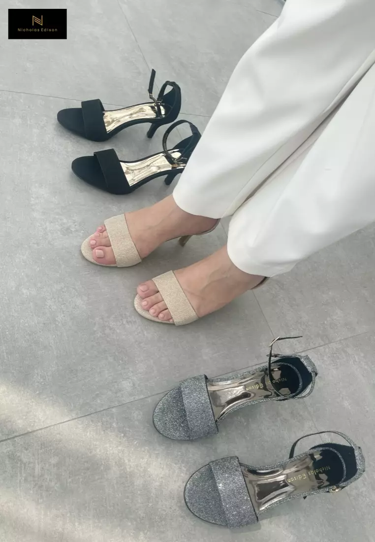 Nicholas Edison Heel Agra Light Gold