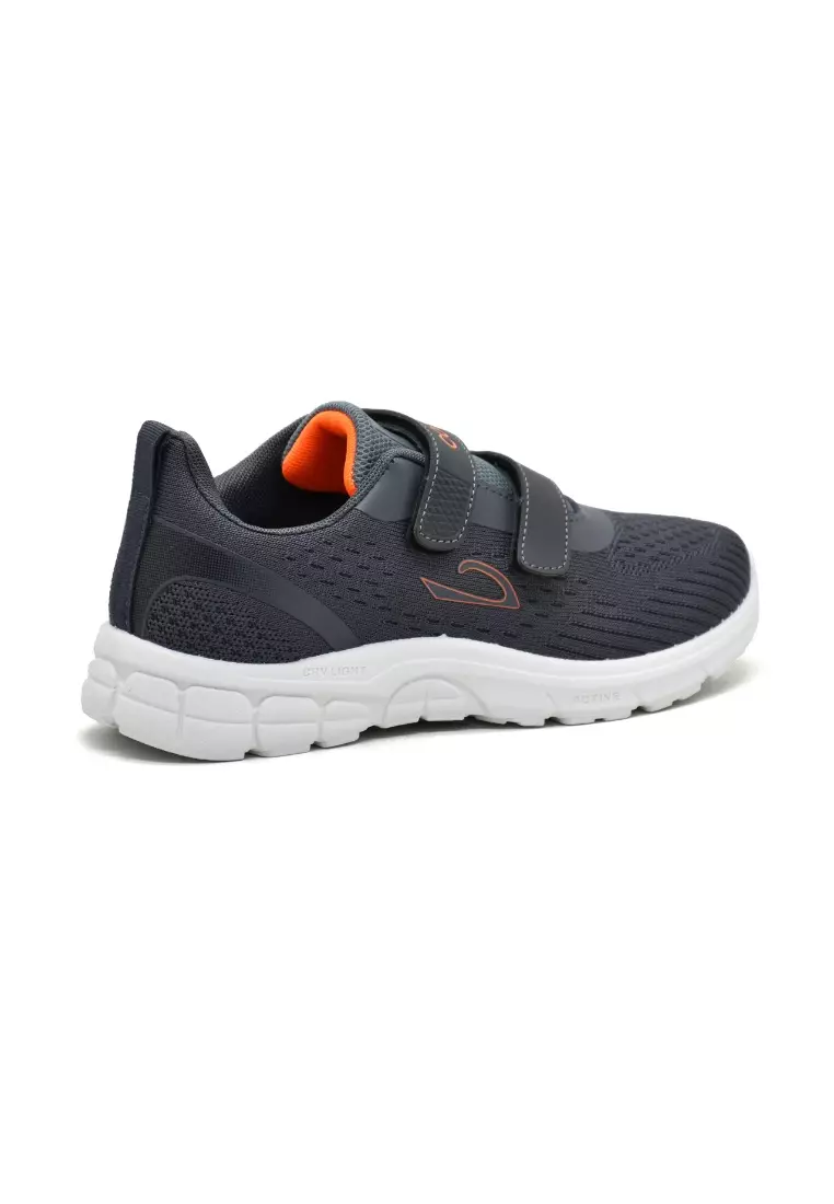 Carvil Sepatu Anak Mizura-01 LT Dark Grey/White