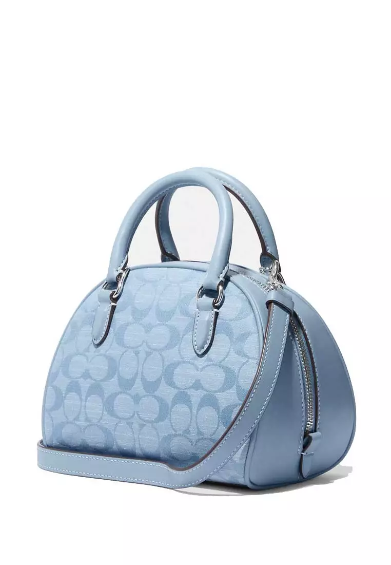 COACH Sydney Satchel In Signature Chambray