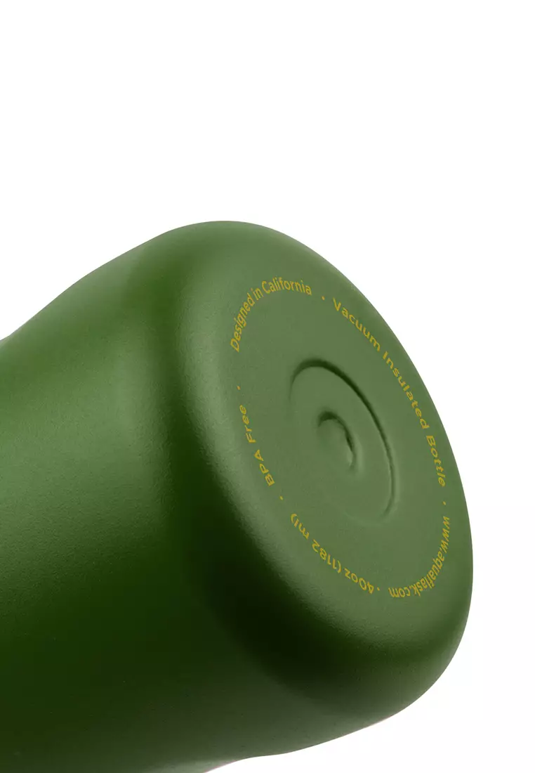 40oz Hunter Green New Sports Lid Bottle Wide Mouth Vacuum Insulated Stainless Steel Drinking Water Bottle