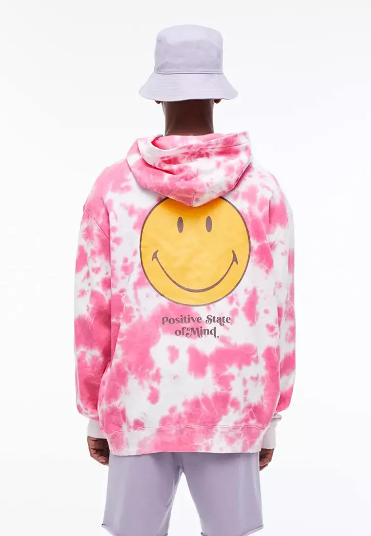 smiley face hoodie h&m