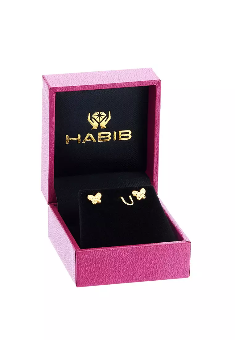 HABIB Oro Italia 916 Yellow Gold Earrings GE73601022