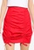 MISSGUIDED red Ruched Detail Mini Skirt BCB13AAAD9610CGS_3