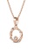 Her Jewellery gold Waterwheel Pendant (Rose Gold) - Made with premium grade crystals from Austria B6ACBACF48D3A8GS_2