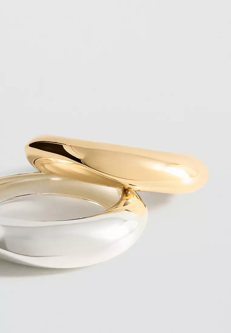 Pack Of 2 Rigid Bracelets