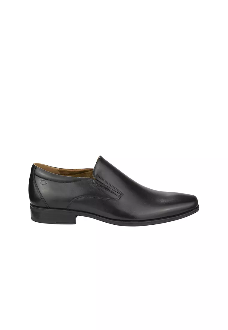Jackson Men's Plain Toe Slip On Black