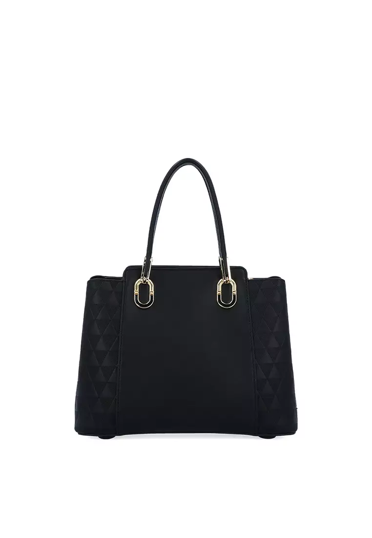 Black Cleone Cat Charm Top Handle