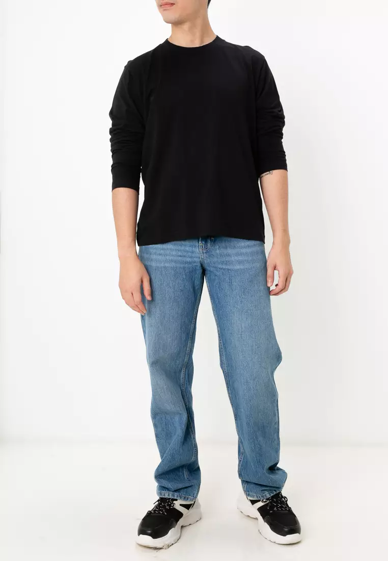 Organic Cropped Fit Long Sleeves Tee