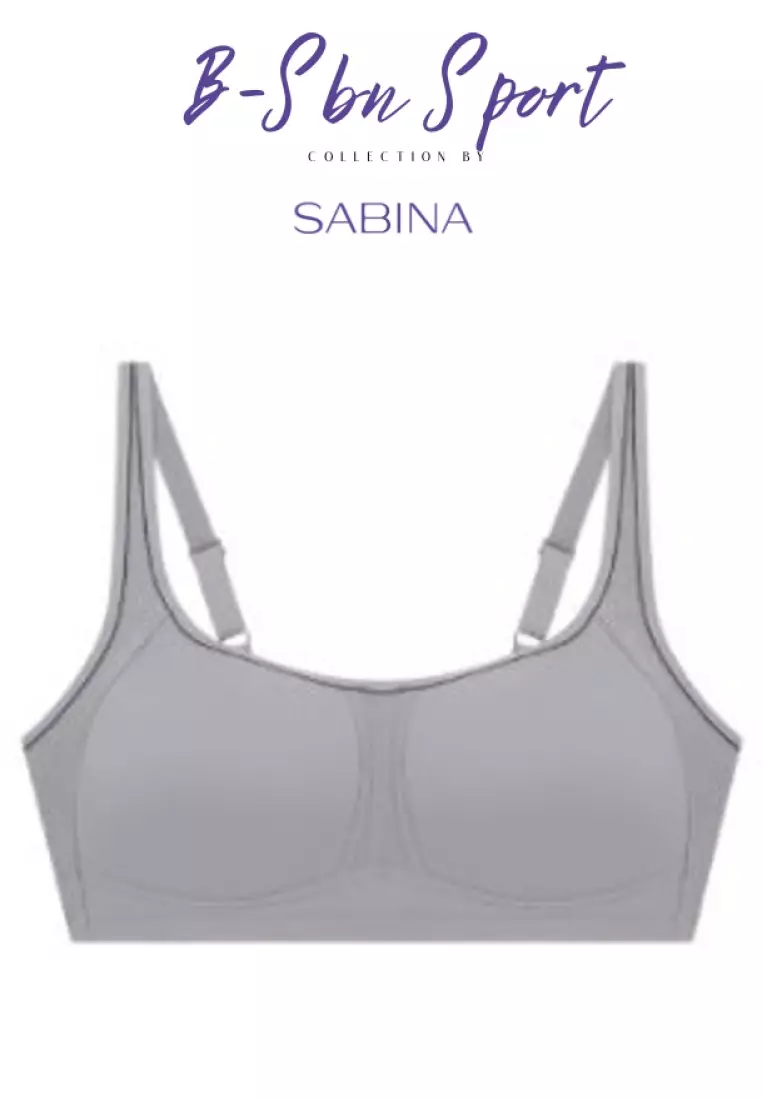 Sabina Invisible Wire Bra Sbn Sport Collection Style no. SBB1215 DarkGrey