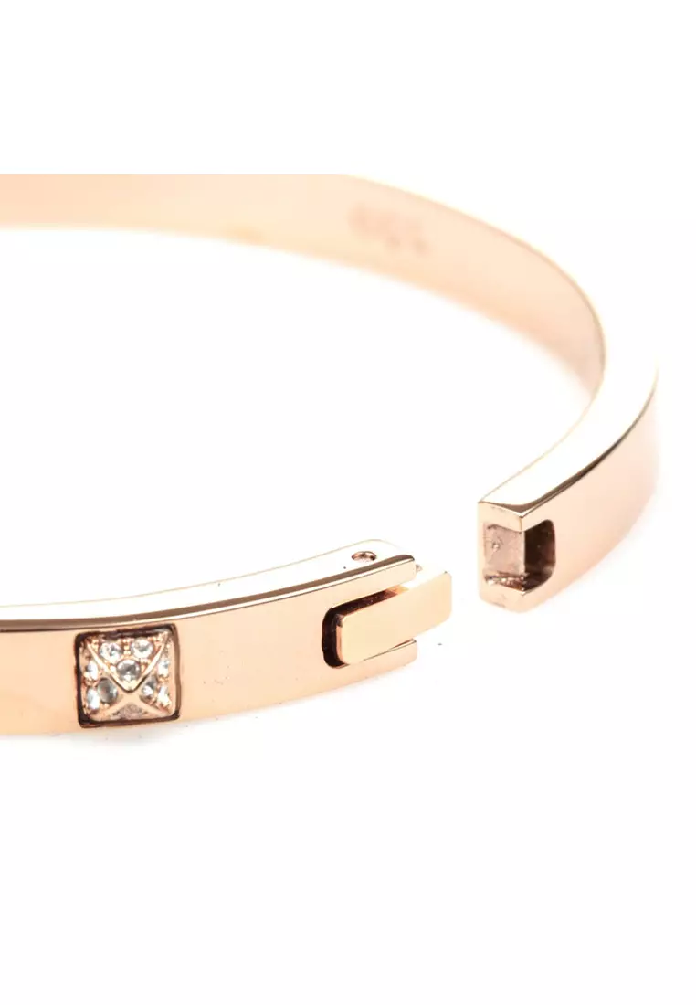 網上選購Swarovski Dextera 女士手鐲玫瑰金5184528 2026 系列 ZALORA香港