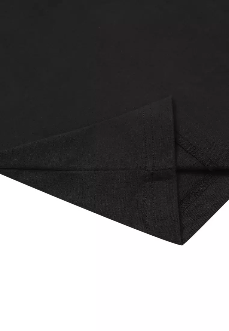 POLICE T-Shirt Salur Bordir Cotton Premium Tebal Pria 53003