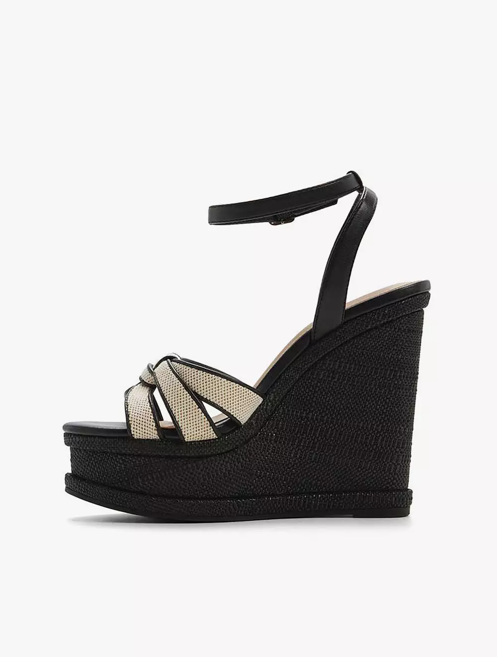 Aldo Esmerie Women's Wedge Sandals - Black Combo