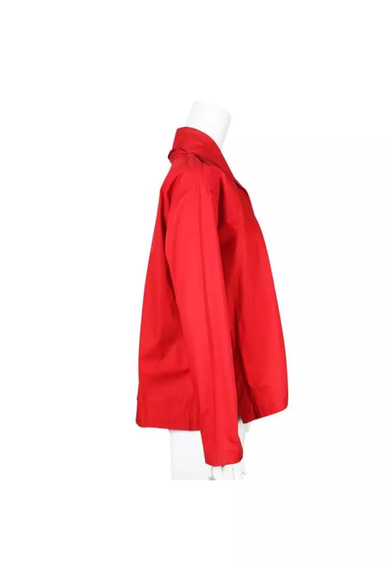 Red on sale designer coat
