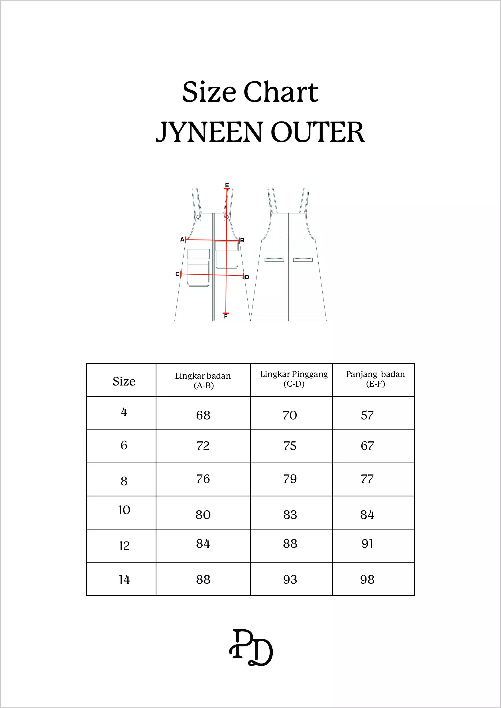 Pito Dito Girl Jyneen Overall Dress Midi Anak Tosca