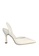 Twenty Eight Shoes white Elastic Slingback Pointed Heels VL6189 39D91SH241796BGS_1