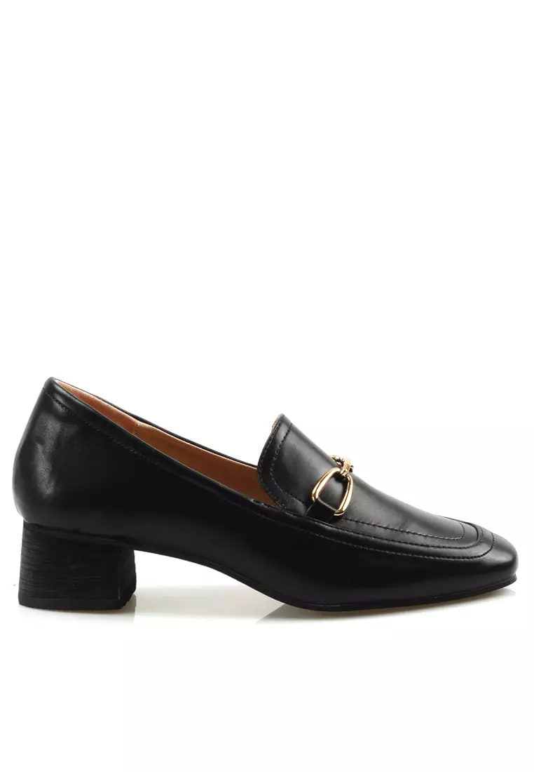 Discount on Twenty Eight Shoes  shoes - SKU: Horsebit Mid Heel Loafers Th230-1