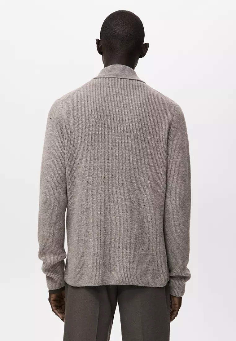 Ribbed Knit Cardigan