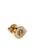 TORY BURCH white Kira Enamel Circle-Stud Earring Stud earrings 765E6AC92F2E62GS_4