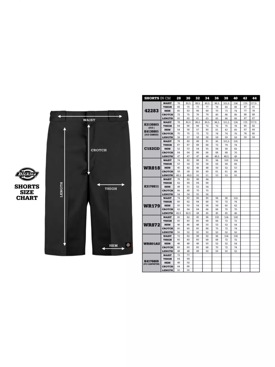 Dickies 872 shorts outlet