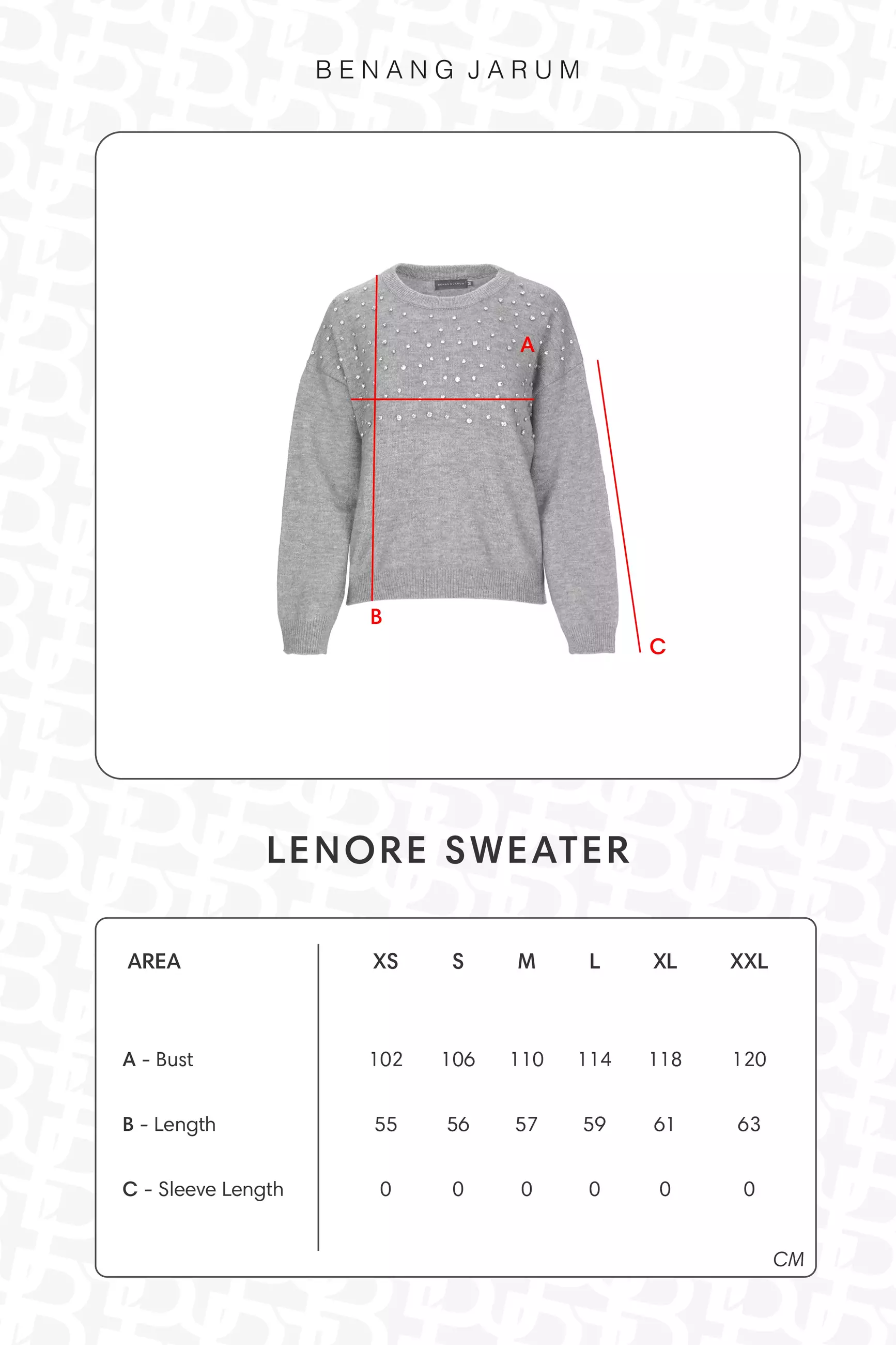 Benang Jarum - Lenore Sweater - Grey