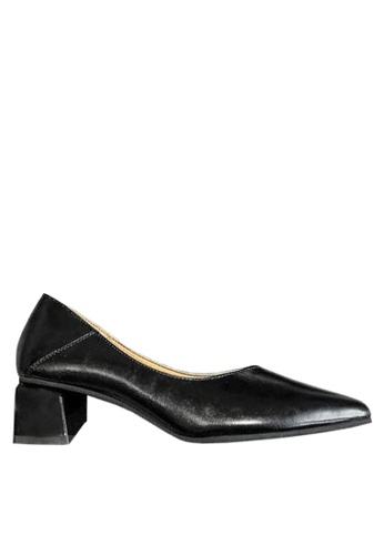 Twenty Eight Shoes black VANSA Pointed Toe Mid Heel Pumps  VSW-H3918 C6418SHA30A8EBGS_1