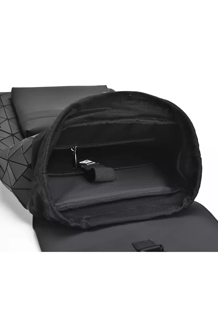 Texture Faux Leather Backpack HA2260