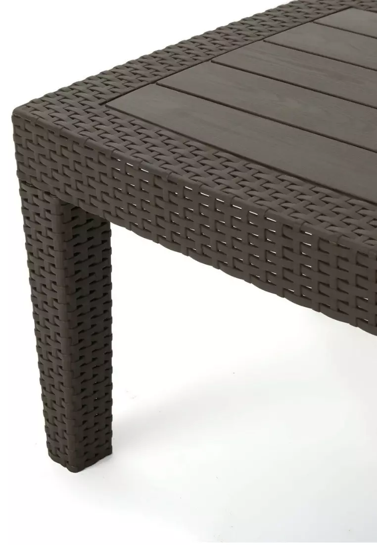 Buy FURNY MATTER Jacob Outdoor 4 Piece Faux Wicker Chat Set Online