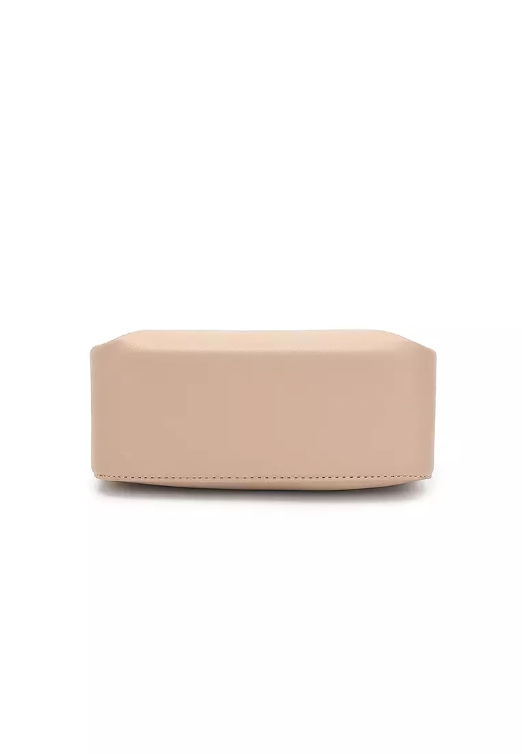 Women's Top Handle Bag / Sling Bag / Crossbody Bag - Beige