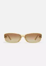 Quay Vibe Check-Doe Frame, Brown Fawn Lens VIBE CHECK Narrow Rectangular Sunglasses | Polarized  main image 3