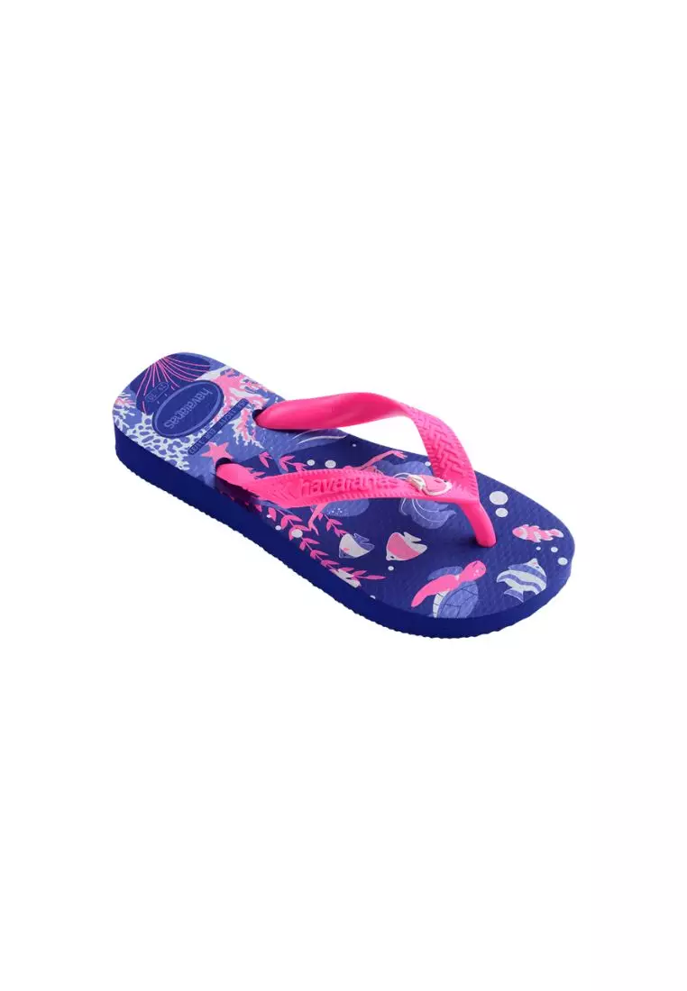 Buy Havaianas Kids Fantasy Flip Flops Marine Blue Online