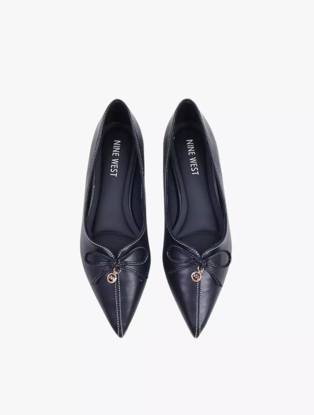 Payless Nine West Womens Glanda Flats - Black_15