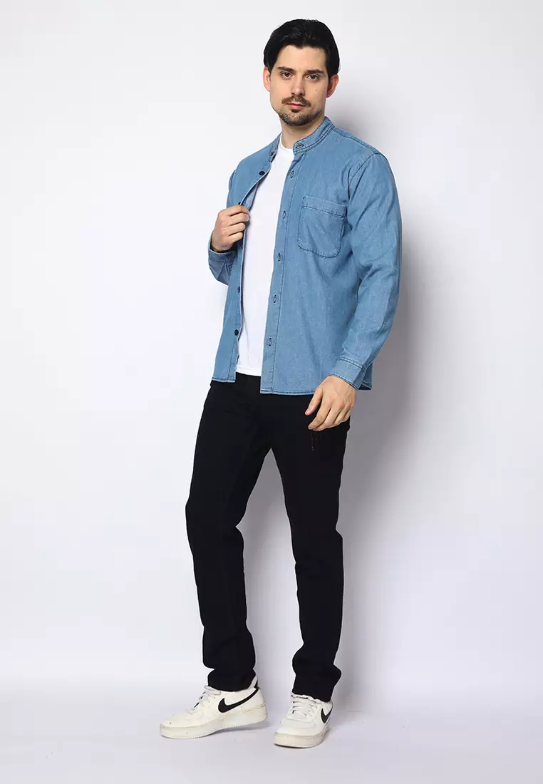 2nd RED Jeans Slim Fit Dared Ripped Hitam 132502