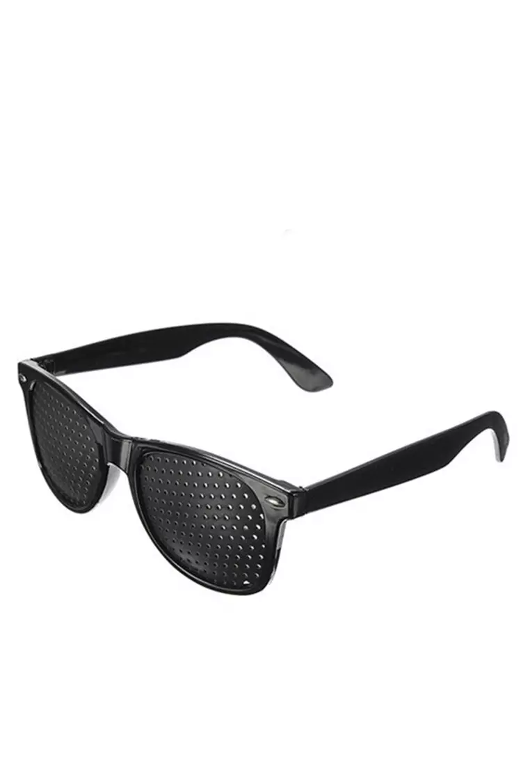 jak Eyeglasses Kacamata Terapi Anti Myopia Pinhole Glasses Frame Material PC ORIGINAL - Black