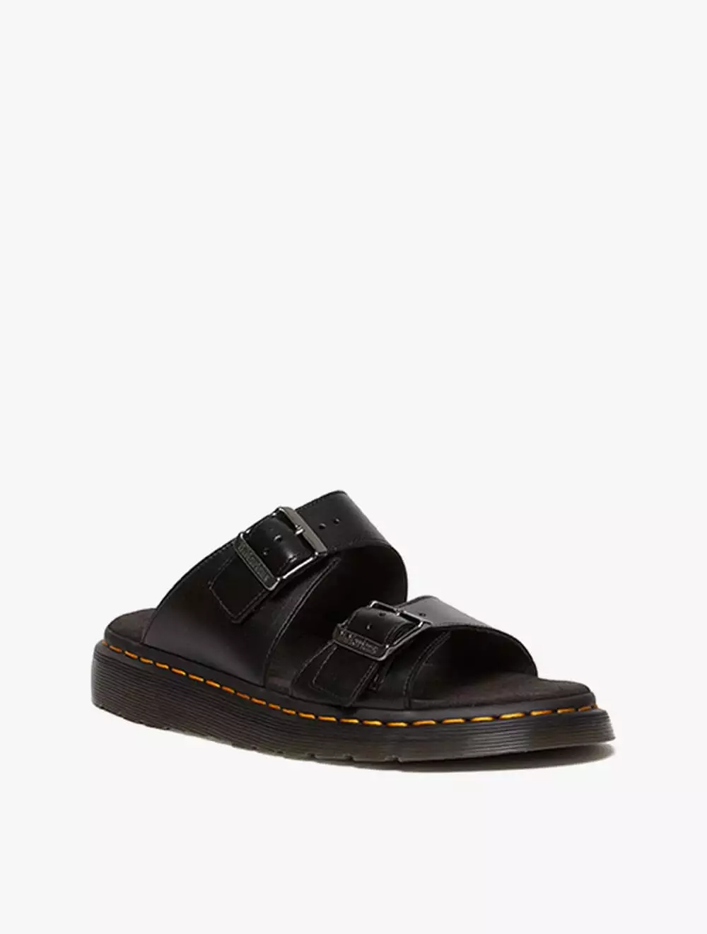 Dr. Martens Josef Analine Leather Buckle Slide Sandals