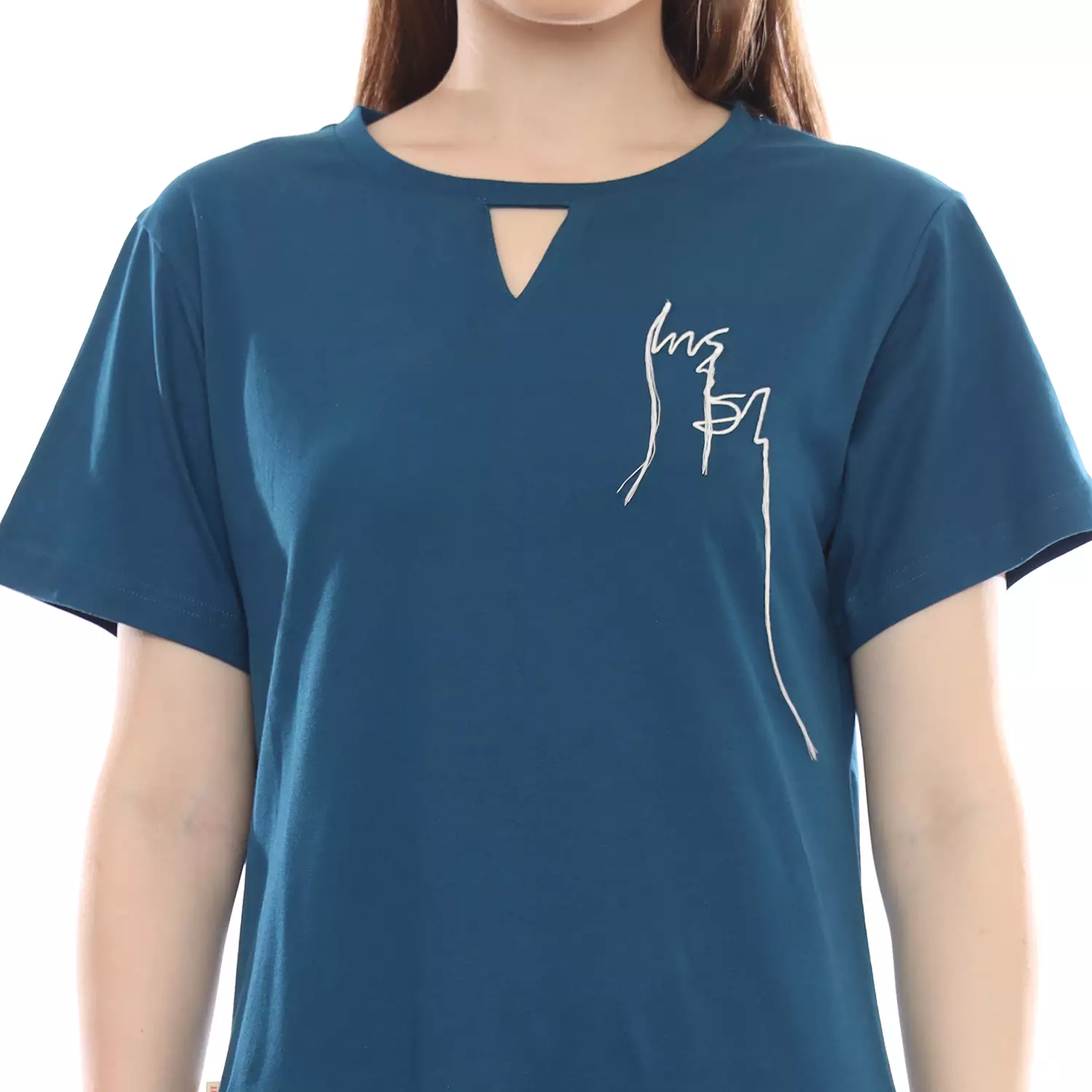 Insight Dress Wanita Biru Tua C Ribhold Midi Dress Planet Surf