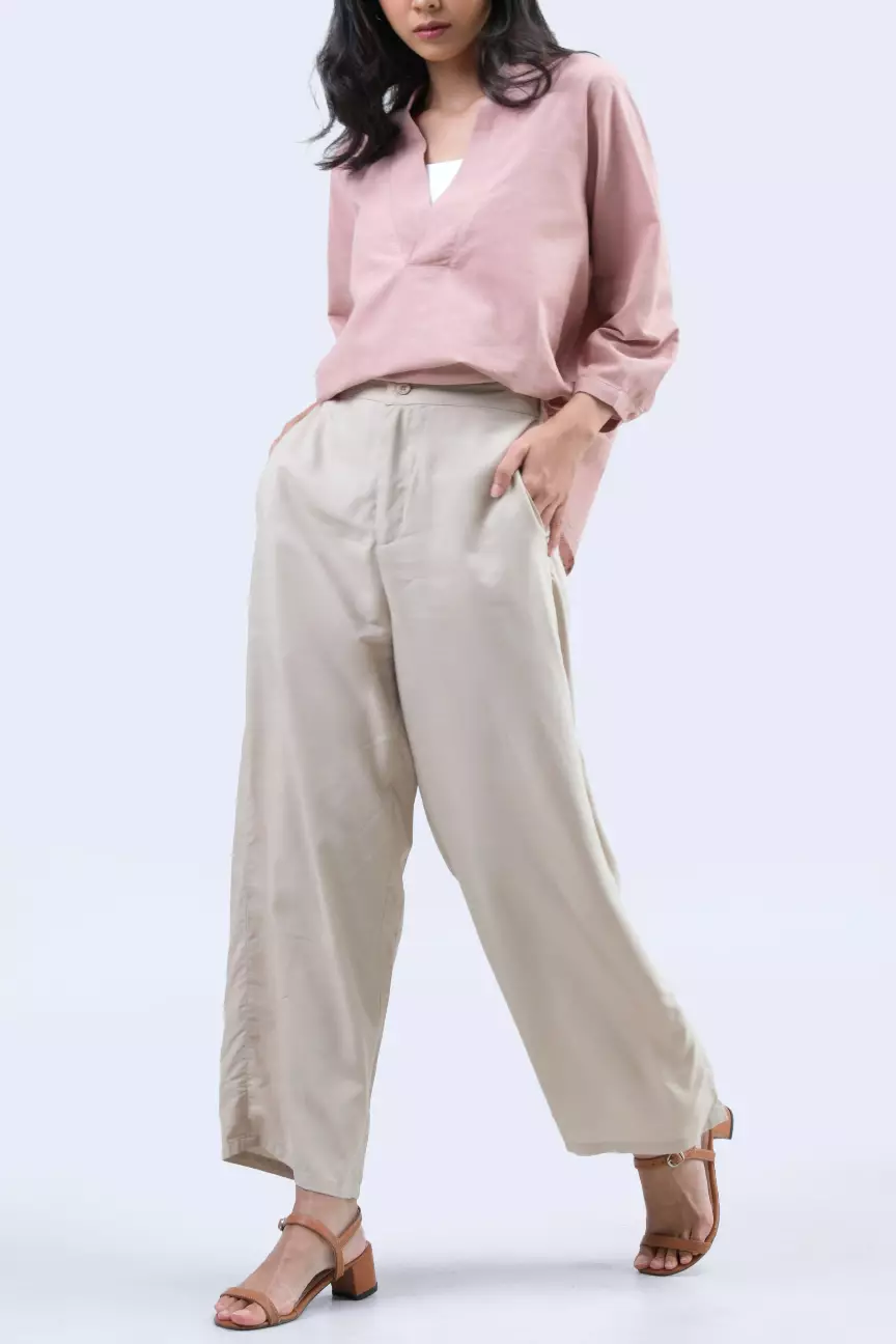 Celana Wanita Seravine Cream