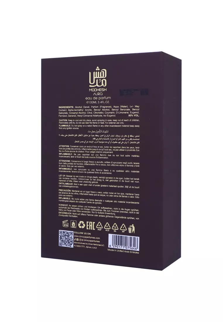 Zimaya Modhesh Aura EDP Man 100 ML