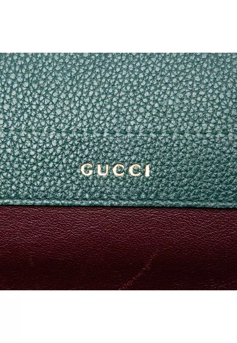 Pre-Loved Gucci Medium Calfskin Zumi Top Handle Bag