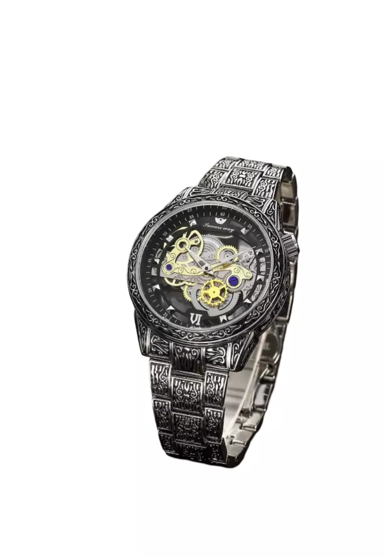 European and American Style Carved Domineering Watch